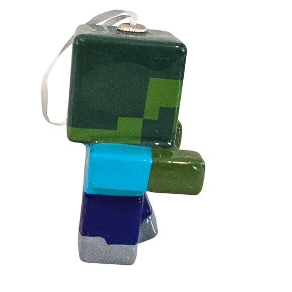 Minecraft Zombie Christmas Ornament Hanging Decoration 4.5" - Picture 5 of 7